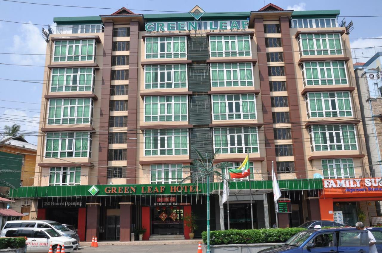 Green Leaf Hotel Yangón Exterior foto